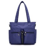 Women Casual Large Capacity Waterproof Oxford Cloth Bag (Dark Blue) - Image 2