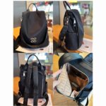 Women Large Capacity Outdoor Tote Bag (Black) - Image 5