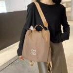 Women Large Capacity Outdoor Tote Bag (coffee / brown) - Image 4
