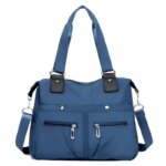 Women's Handbag Solid (Blue) - Image 2