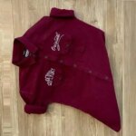 men"s colid colour cotton shit (meroon) - Image 2