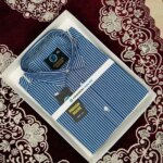 Step Shirt Fine Cotton Fabrics For Men's - Image 2