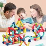 Big Size Magnetic Building Blocks Kid Toy Set Montessori Educational Magnetic Stick Building Bricks Construction Funny Toy Gift - Image 3