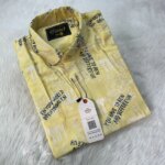 Mens full sleves  print shirt - Image 2