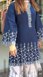 Soft Cotton Embroidery Three Piece