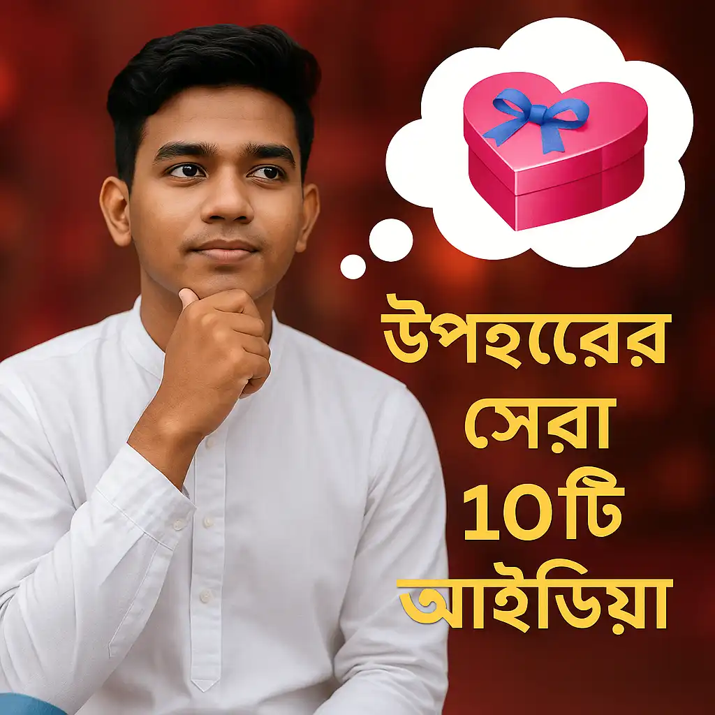বিশেষ দিনে উপহার বাছাইয়ের পরামর্শ সহ একটি সুন্দর উপহারের ছবি