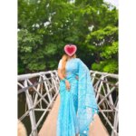 সেমি মসলিন শাড়ি - Image 3