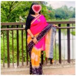 হাফ সিল্ক চান্দুরি শাড়ি - Image 3