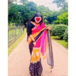 হাফ সিল্ক চান্দুরি শাড়ি - Image 4