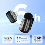 BOYA mini-17 The World's Tiniest Wireless Microphone (1RX, 1TX) for Type C Device's - Image 3