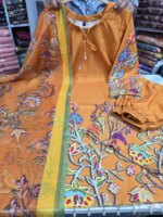 Embroidery Work Cotton Dress Set - Image 2