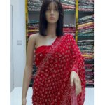Glittering Glow Gemstone Saree. - Image 2