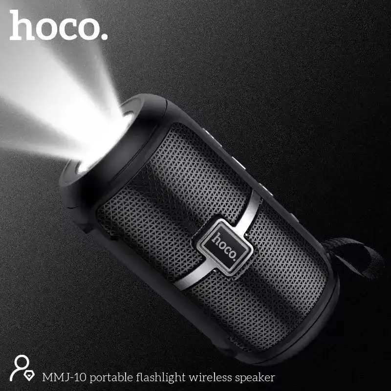 Hoco-MMJ10-Wireless-Speaker-1.5-Hour-Playtime-Supports-TF-USB-FM Hoco MMJ10 Wireless Speaker | 1.5-Hour Playtime | Supports TF, USB & FM - Image 1
