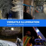 ALLYES LED Rechargeable Flashlight (Zoomable, 4 Modes, Tactical, IP65 Waterproof, Type‑C) - Image 7