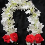 Artificial Hair Rose Flower For Woman ( Rose With Gajra flower)
