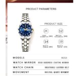 BINBOND Top Brand Luxury Fashion Business Womens Watches 30M Week Date Clock Sport Quartz Womens Wristwatch - Image 4