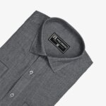 Cotton Exclusive Formal Shirt (Ash) - Image 3