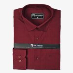 Cotton Exclusive Formal Shirt ( Light Meroon) - Image 2