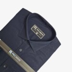 Cotton Exclusive Formal Shirt (Navy Blue) - Image 3