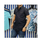 Double Pocket shirt for men (Black)
