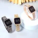 Elegant Luxury Full Diamond Touch Screen Ladies Watch - Image 4