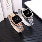 Elegant Luxury Full Diamond Touch Screen Ladies Watch - Image 2