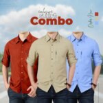 Exclusive Kaiser Cotton 3-Piece Stylish Shirt Combo Pack - Image 2
