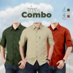 Exclusive Kaiser Cotton 3-Piece Stylish Shirt Combo Pack - Image 3