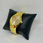 Feiwo Golden Stainsles Steel Couple Watch - Image 4