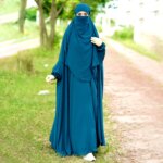 Floor Touch Long Abaya-ফ্লোর টাচ লং আবায়া - Image 3