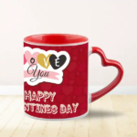 Heart Color Round Handle Coffee, Tea, Water Mug, Add Photo Text Logo Picture Image - Image 5
