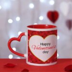 Heart Color Round Handle Coffee, Tea, Water Mug, Add Photo Text Logo Picture Image - Image 4