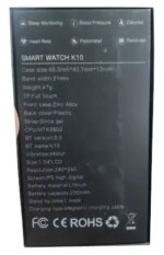 K10 Single SIM Smart Watch with Calling Function - Image 5