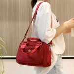 Large Capacity Fashionbag (maroon) - Image 4