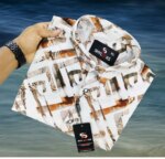 Luxury Popcorn Half Sleeve Print Shirt- Shy Looks - Image 2