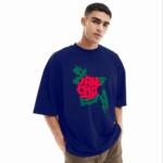 Men's Stylish Drop Shoulder (Blue) - Image 2