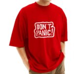 Men's Stylish Drop Shoulder (Red)