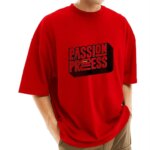 Men's Stylish Drop Shoulder (Red) - Image 2