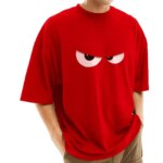 Men's Stylish Drop Shoulder (Red) - Image 2