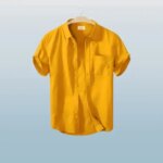 Men's Stylish Half Sleev  Casual  Solid Shirt ( Khatali )