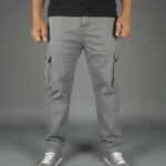 Men’s Twill 6 Pocket Pants — Slim Fit, Fashionable Design
