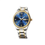 Olevs 5563 Luxury Fashion Round Women’s Watch – Silver & Blue - Image 8