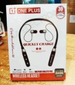 Oneplus Bullets Pro Neckband Bluetooth Earphone 30 Hours Music Playback - Neckband -Wireless Earbud - Image 2