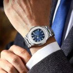 Poedagar 613 Luxury Stainless Steel Strap Watch (Blue Dial) - Image 4