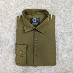 Premium 3 Piece Shirt Combo Pack (Formal / Casual) (Black, Light Green & Olive) - Image 5