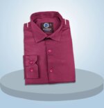 Premium China Micro Stig Shirt (Formal / Casual) (Maroon)