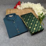 Premium Couple Set (Panjabi, Jamdani Saree) - Image 3