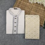 Premium Couple Set (Panjabi, Jamdani Saree) - Image 2