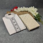 Premium Couple Set (Panjabi, Jamdani Saree) - Image 3