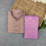 Premium Couple Set (Panjabi, Jamdani Saree) - Image 2